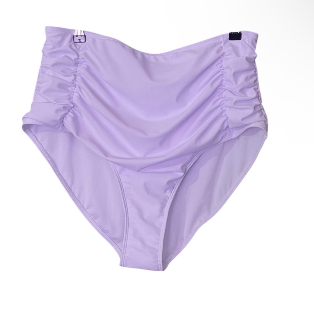 White High-Waisted Bikini Bottom